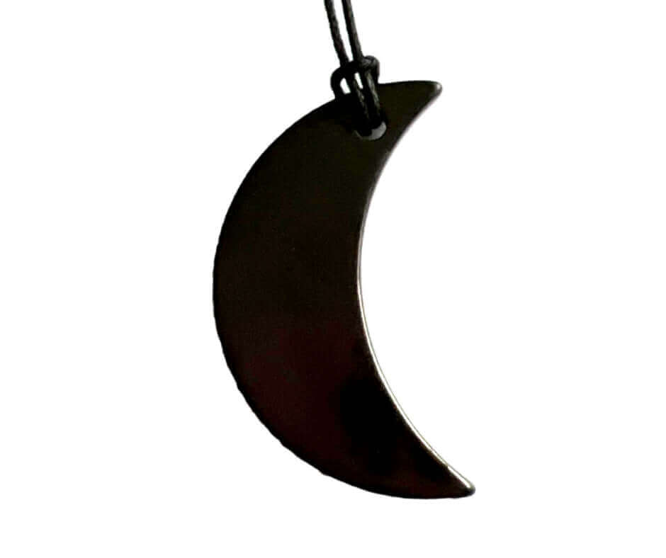 "Halbmond"  Schungit Anhänger