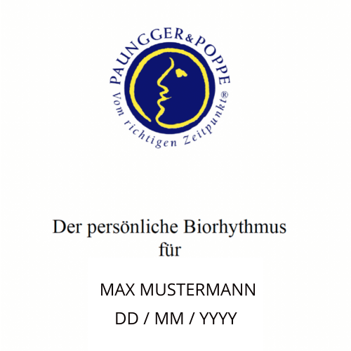 Persönlicher Biorhythmus mit Mondkalender
