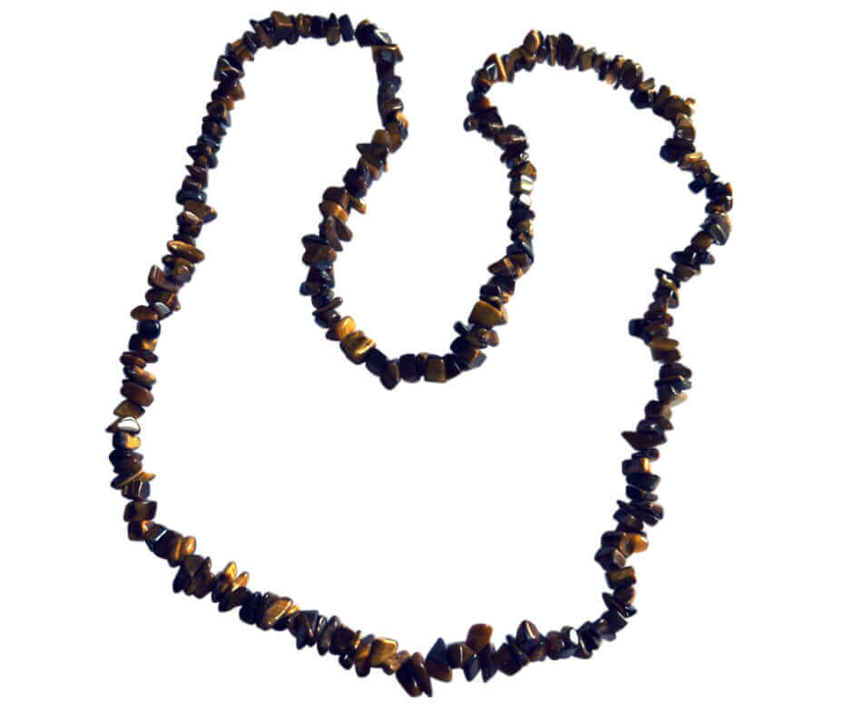 Tigerauge Chip-Halskette