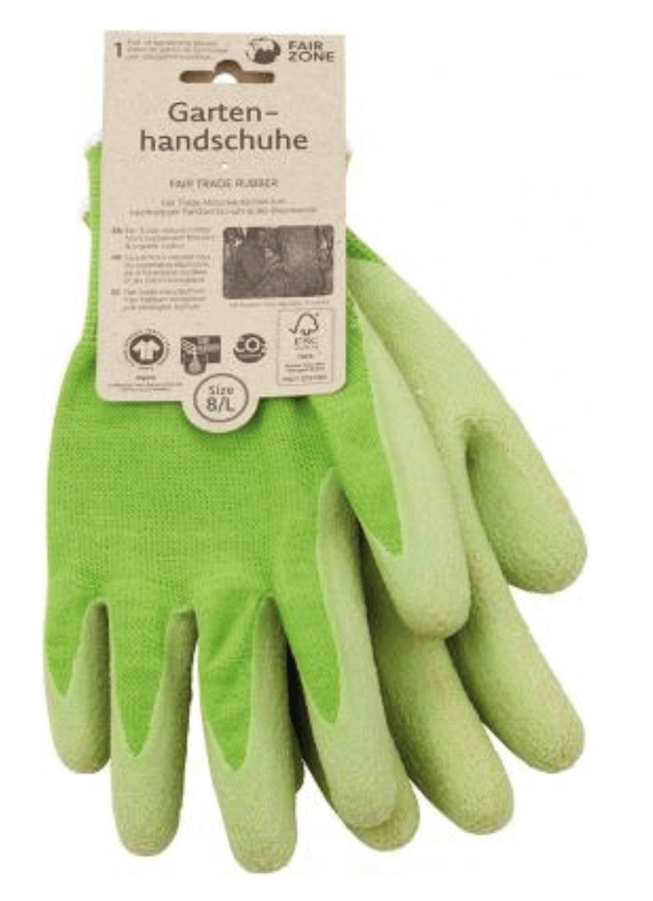 Fair Trade Gartenhandschuhe Größe L