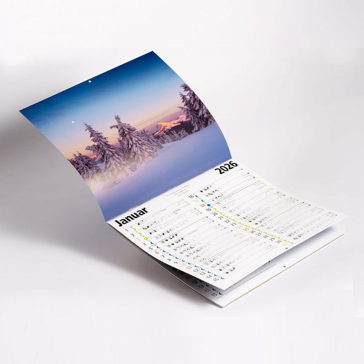 wandkalender 2026 mondkalender paungger poppe mondversand