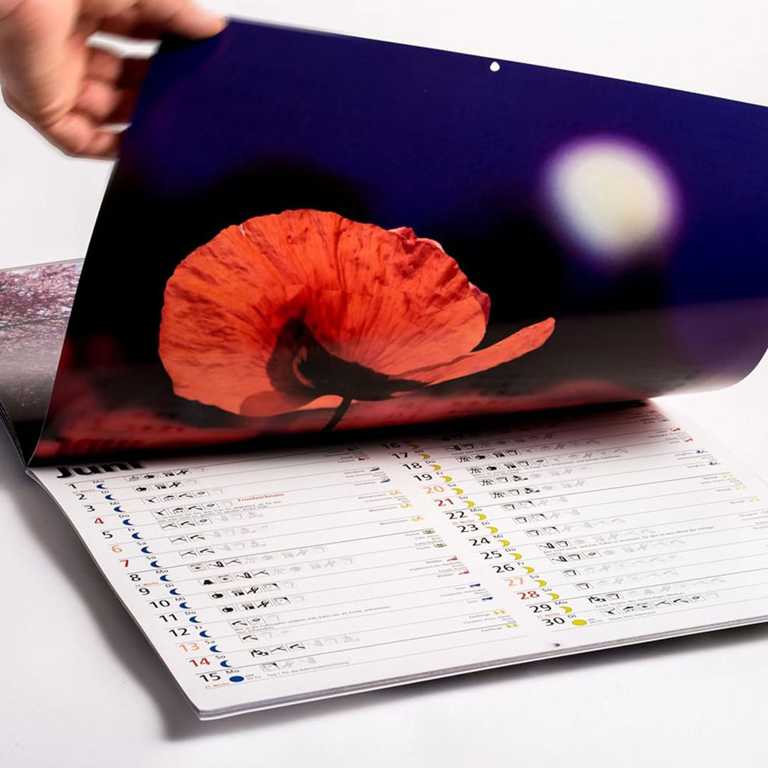 wandkalender 2026 mondkalender paungger poppe mondversand