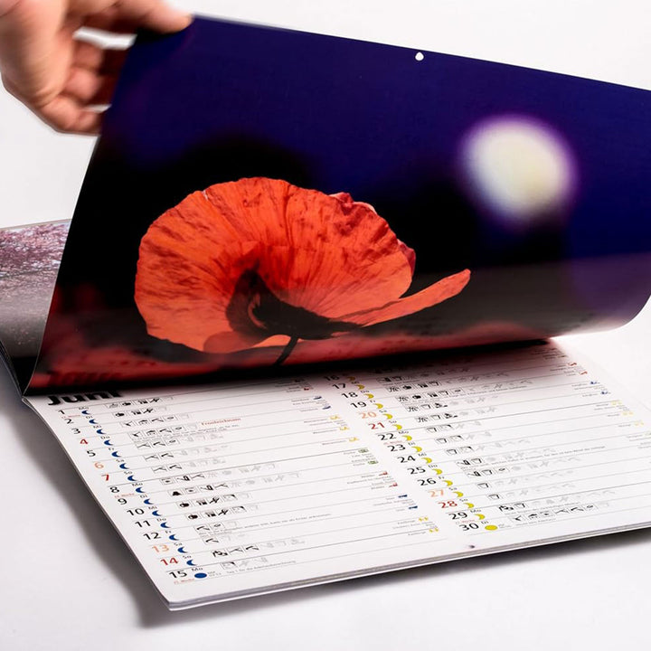 wandkalender 2026 mondkalender paungger poppe mondversand