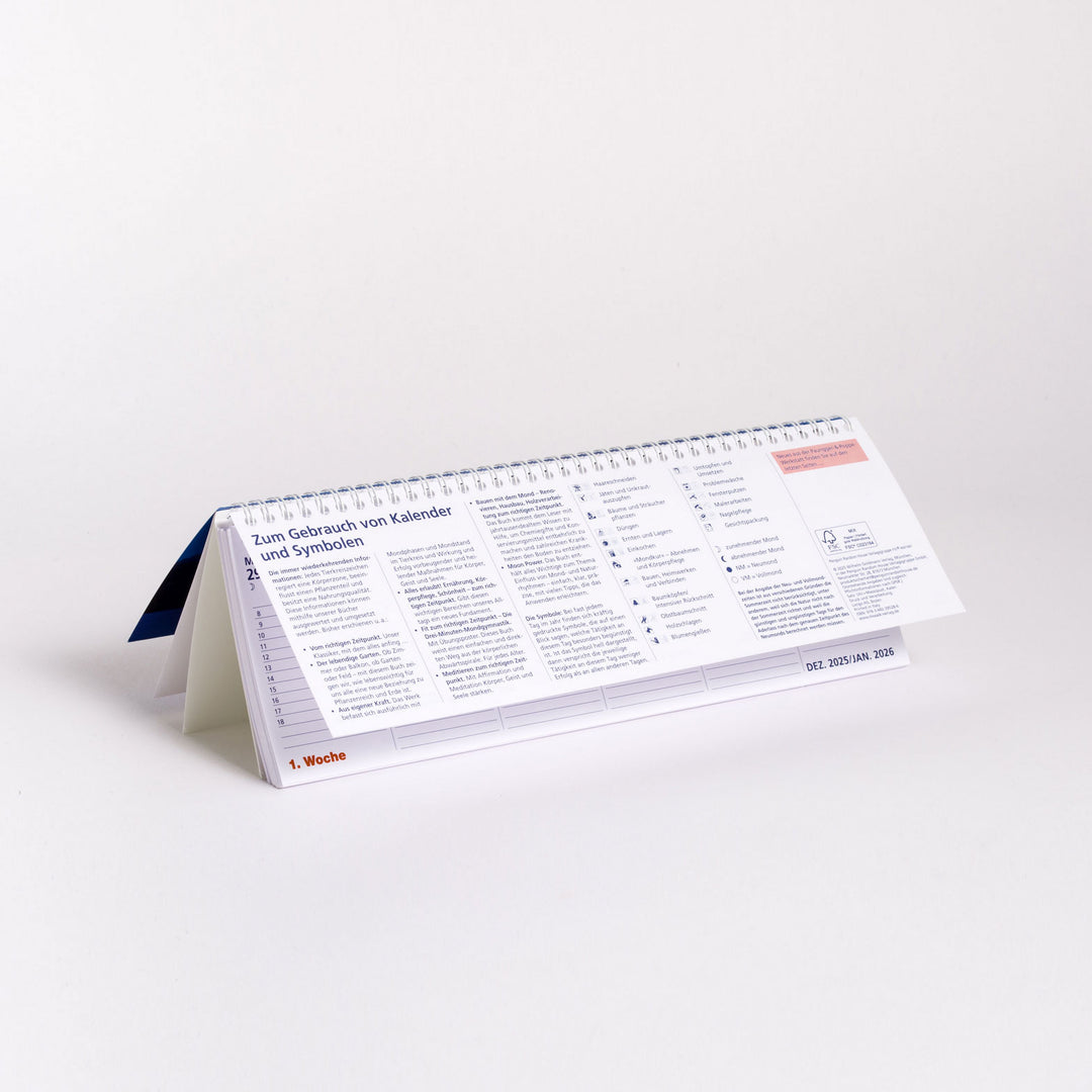 wochenkalender 2026 mondkalender paungger poppe mondversand